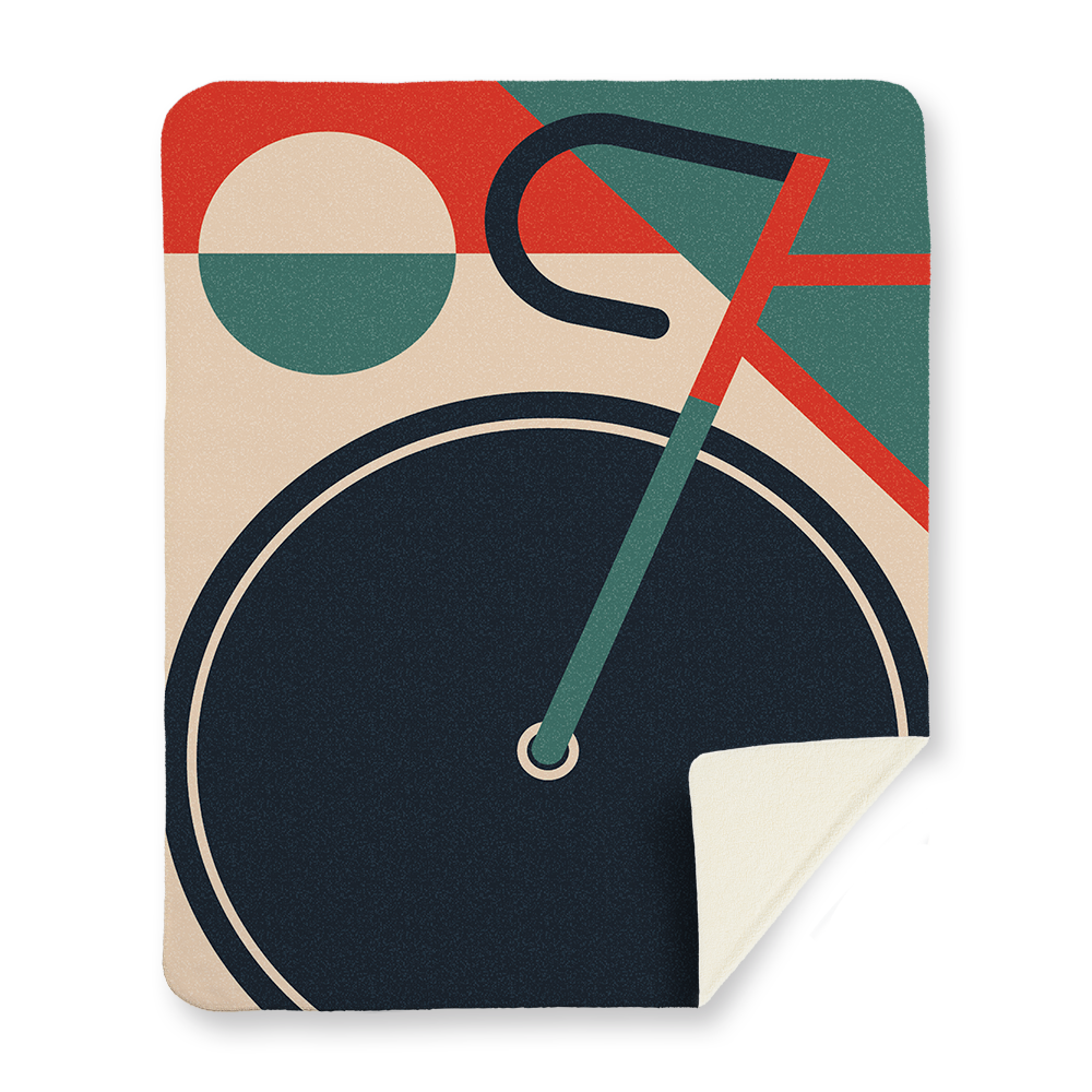 abstract-bicycle-blanket-sherpa