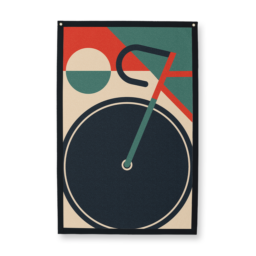 abstract-bicycle-camp-flag-rectangle