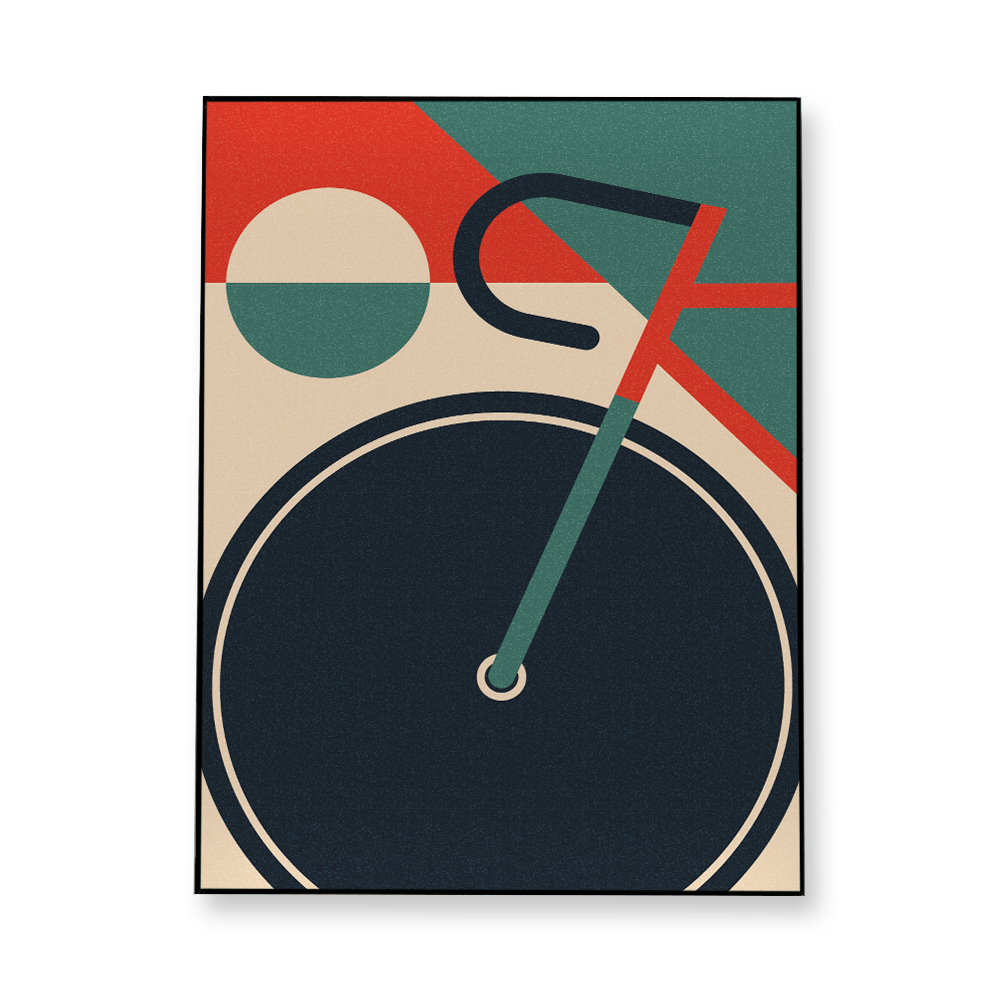 abstract-bicycle-fabric-in-a-frame-wall-art