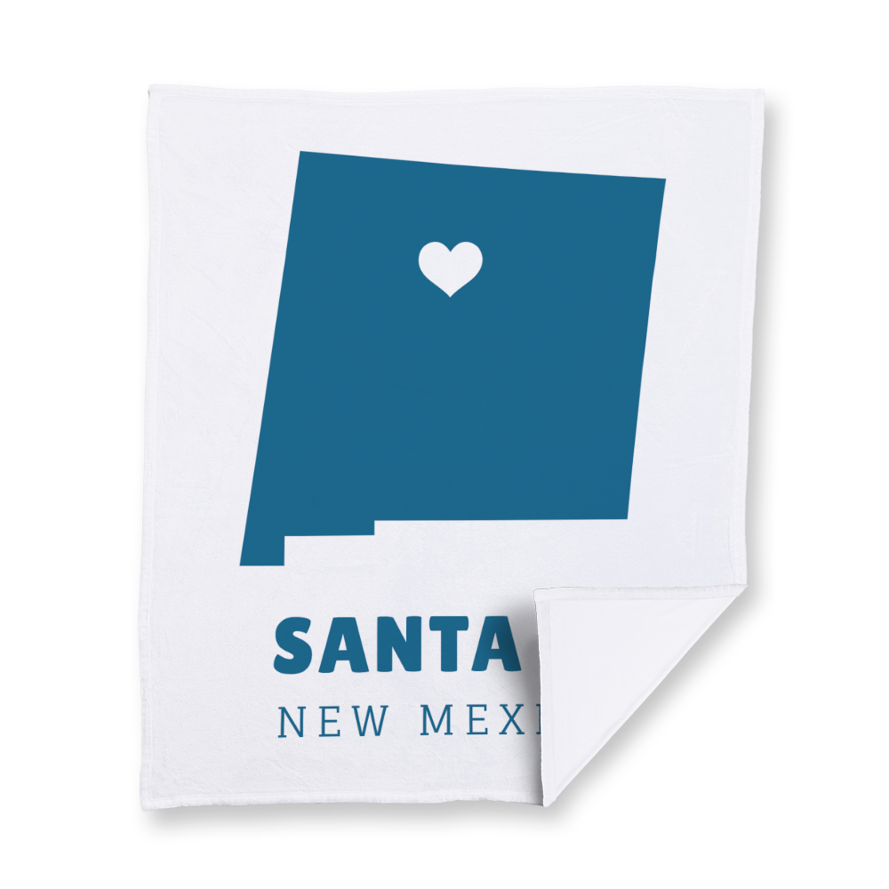 abstract-state-vector-heart-new-mexico-blanket-velvety