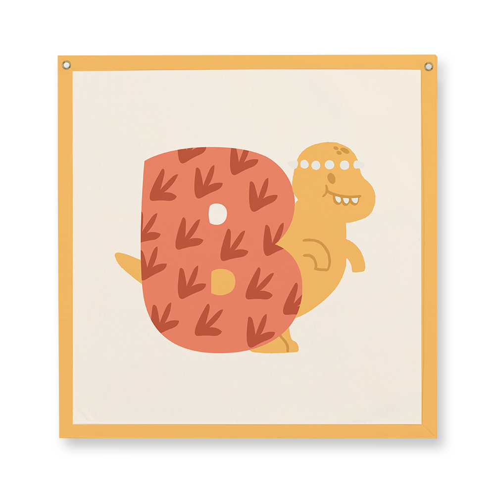 adorable-dino-letter-b-camp-flag-square