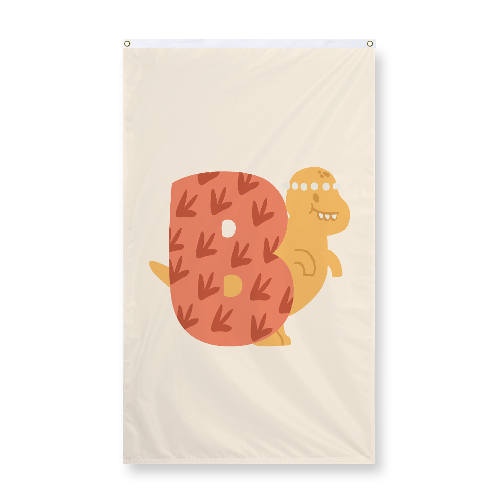 adorable-dino-letter-b-display-flag