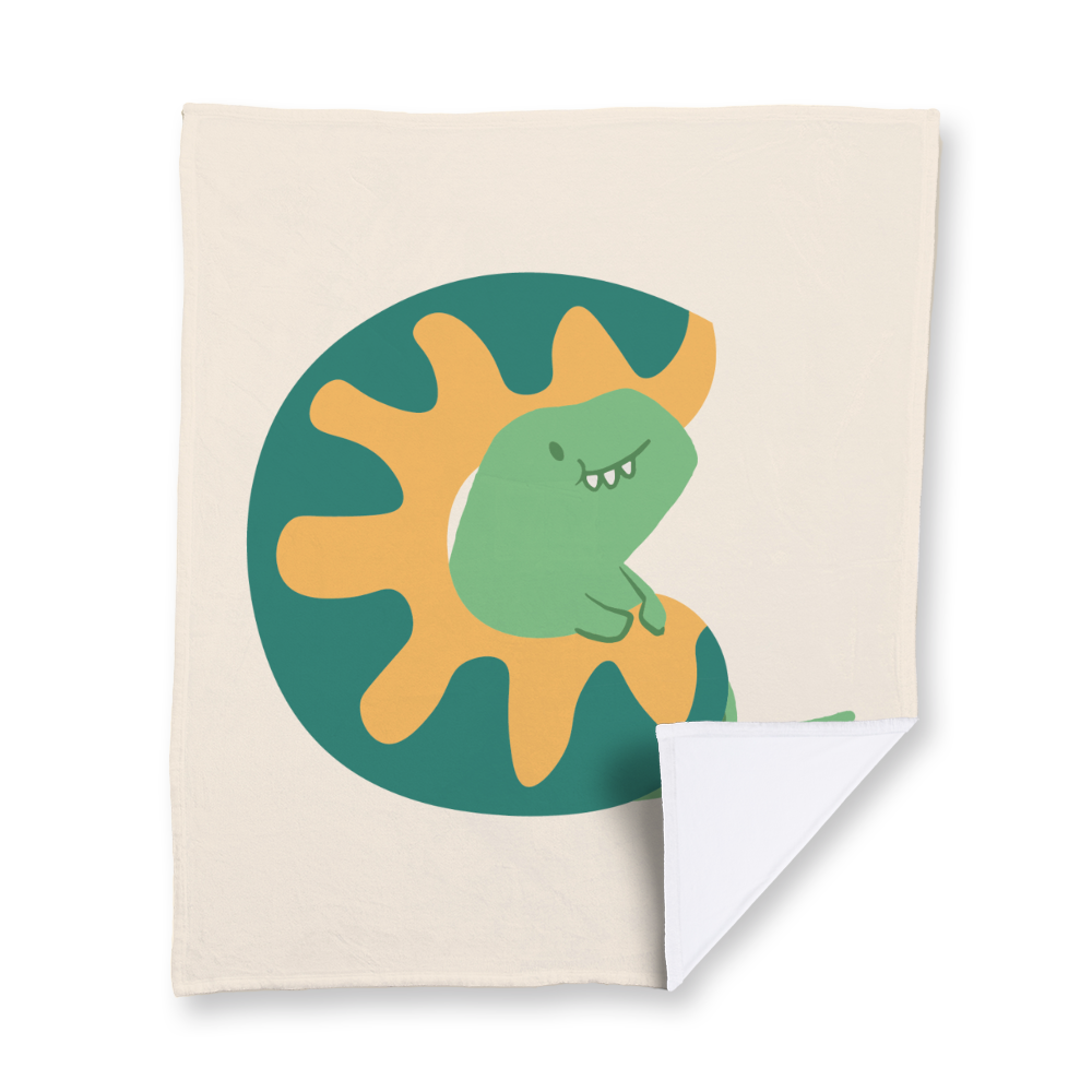 adorable-dino-letter-c-blanket-velvety