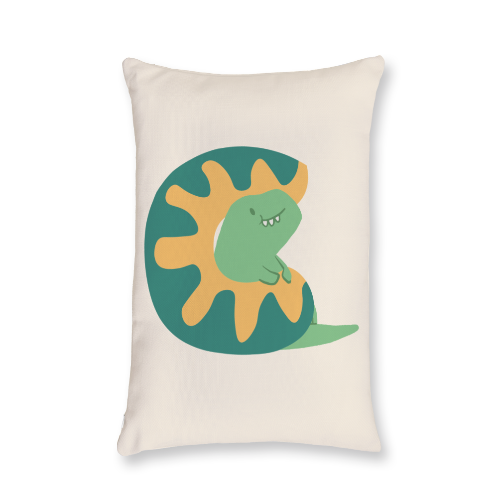 adorable-dino-letter-c-throw-pillow