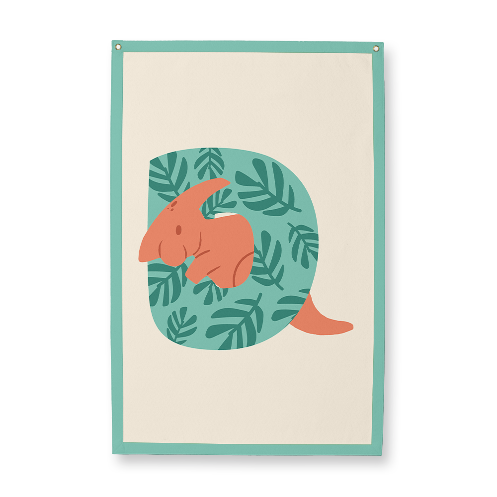 adorable-dino-letter-d-camp-flag-rectangle