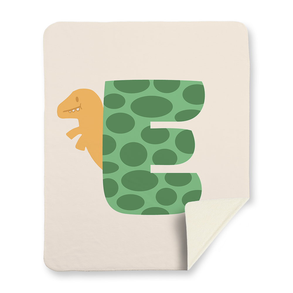 adorable-dino-letter-e-blanket-sherpa