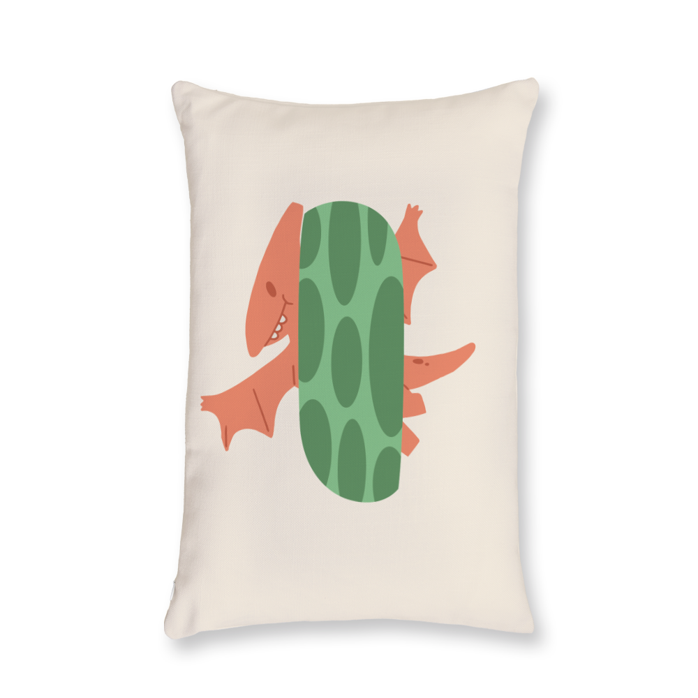 adorable-dino-letter-i-throw-pillow