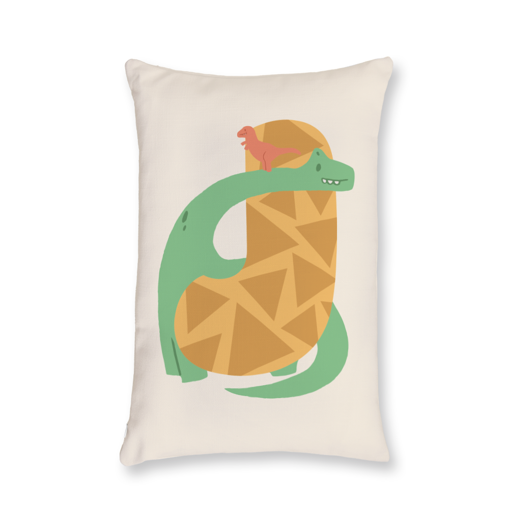 adorable-dino-letter-j-throw-pillow