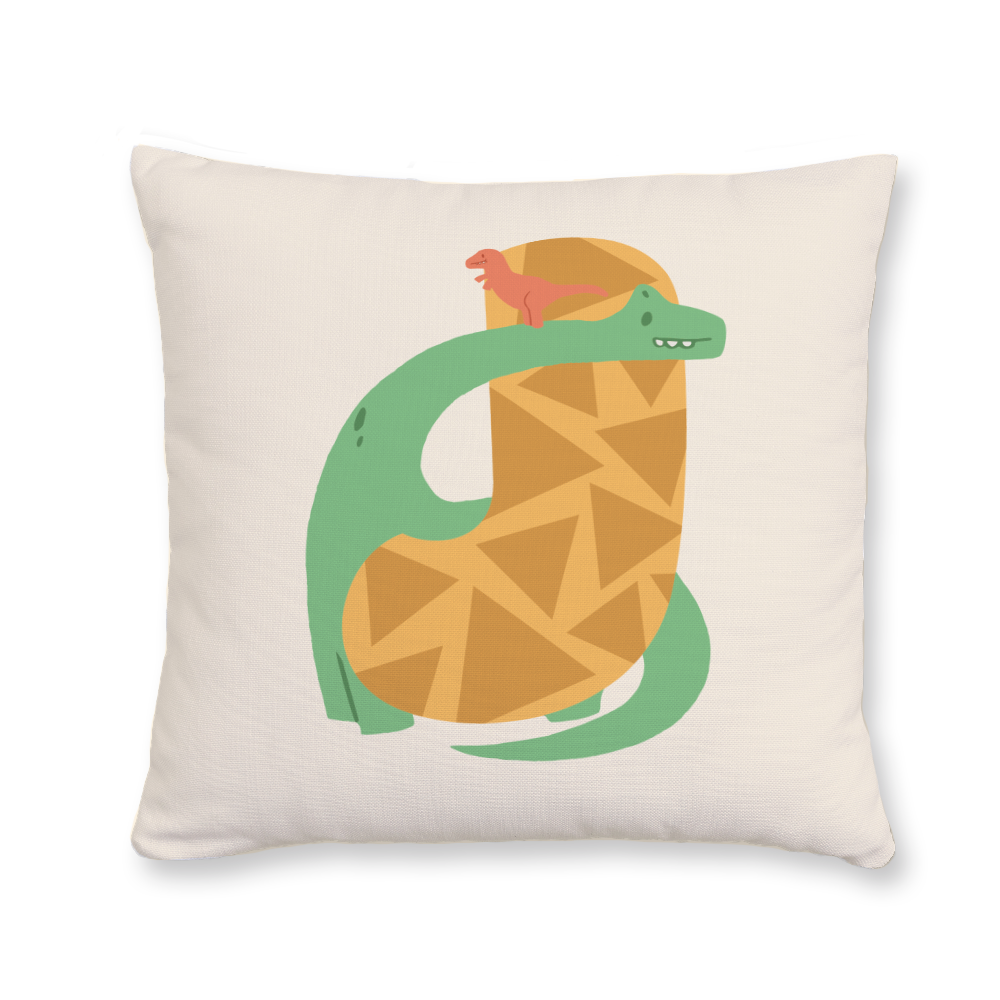 adorable-dino-letter-j-throw-pillow