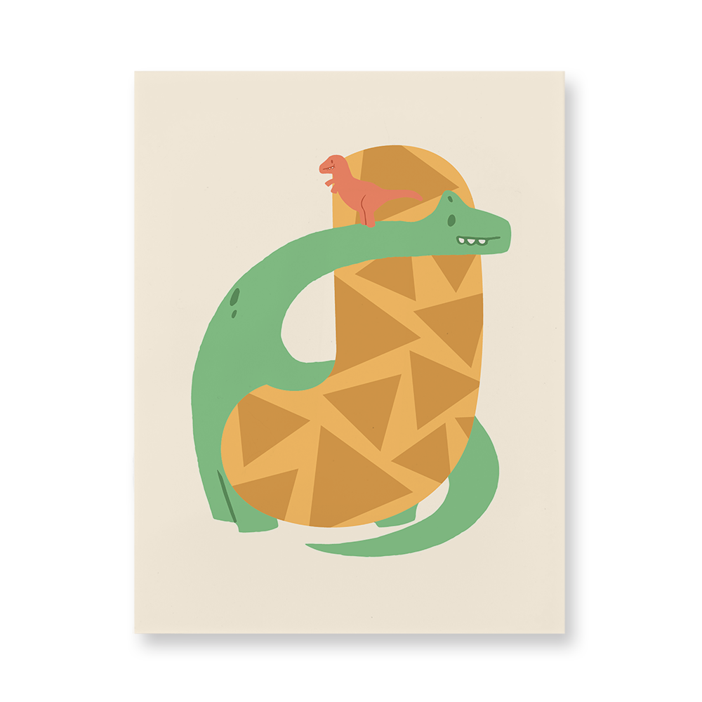 adorable-dino-letter-j-acrylic-wall-art