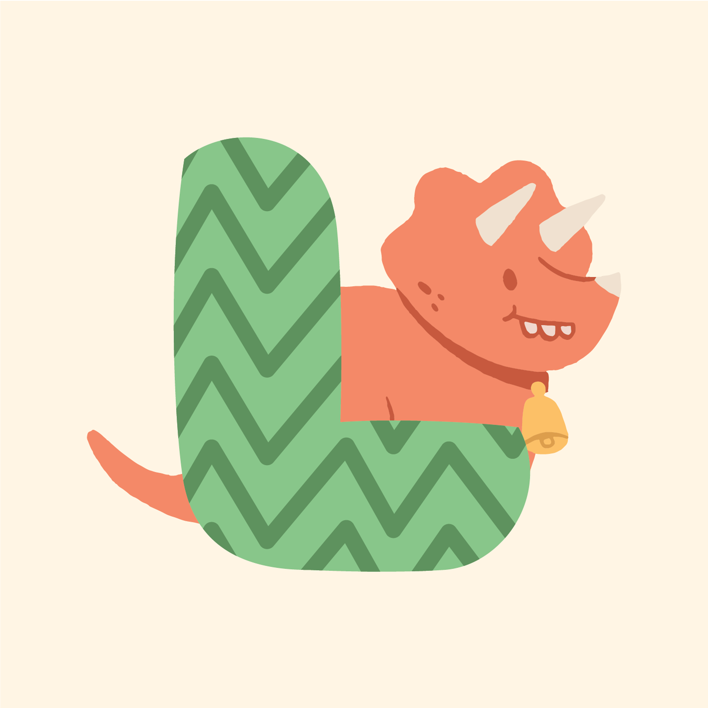 adorable-dino-letter-l-design-theme