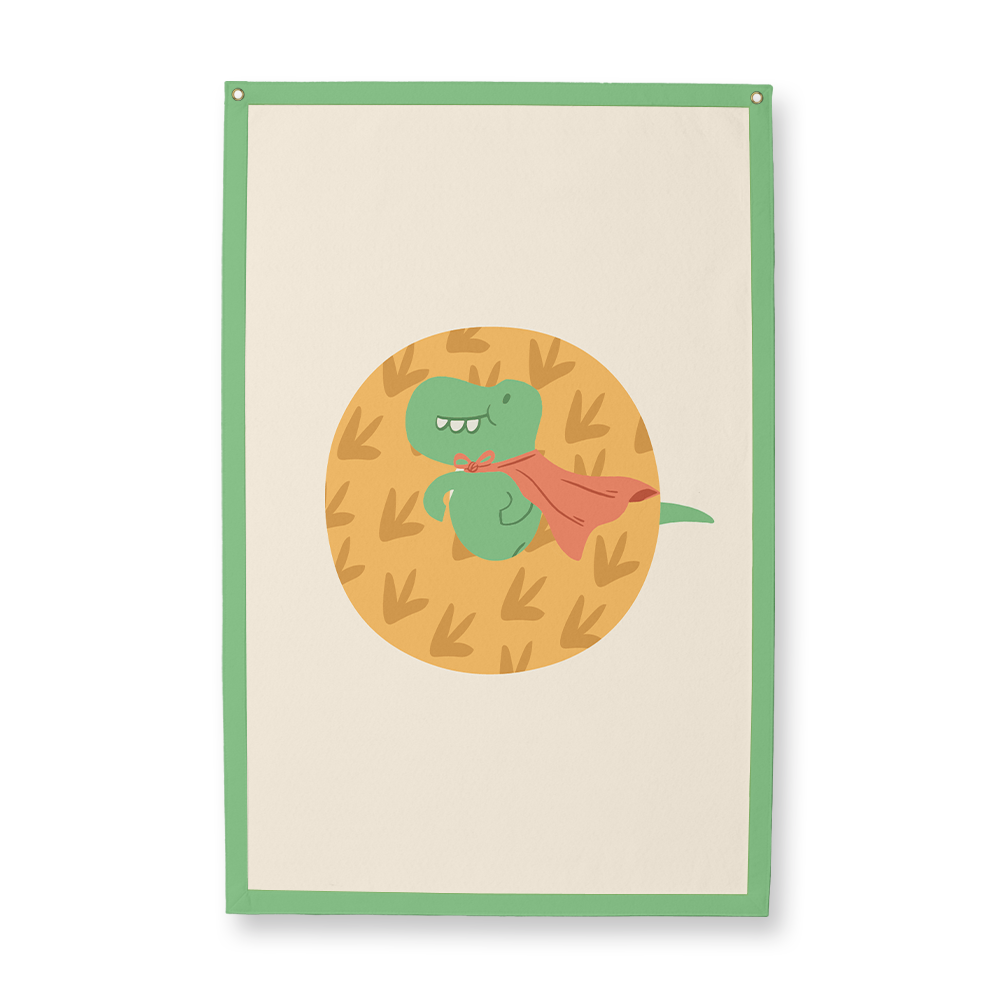 adorable-dino-letter-o-camp-flag-rectangle