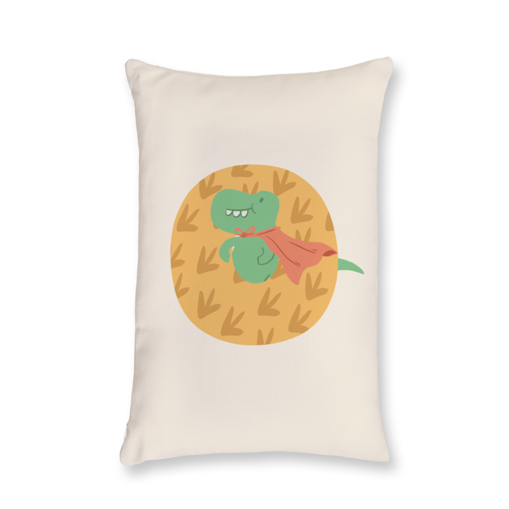 adorable-dino-letter-o-throw-pillow