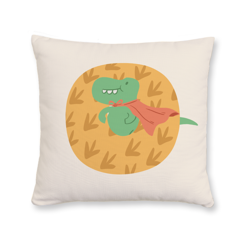 adorable-dino-letter-o-throw-pillow