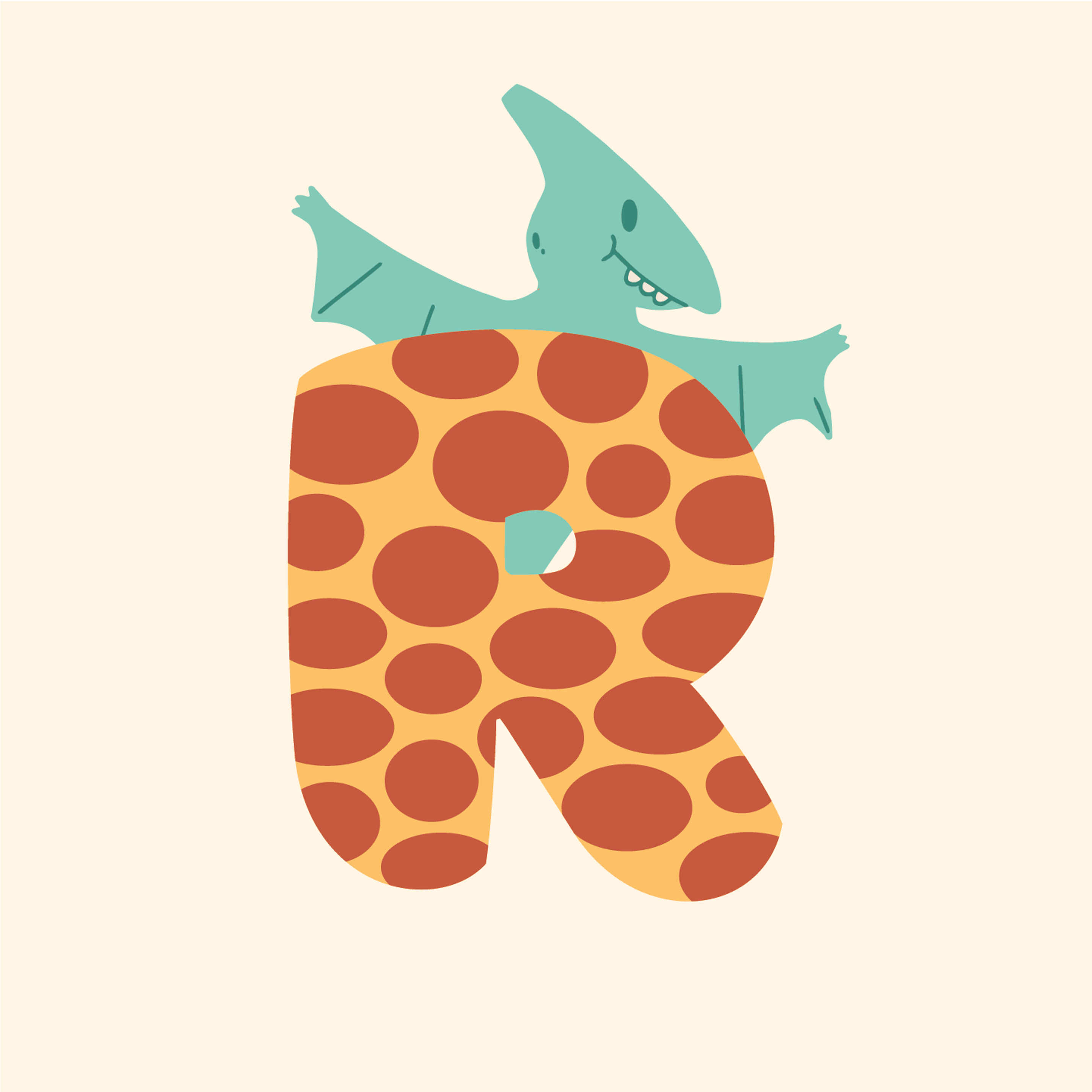 adorable-dino-letter-r-design-theme