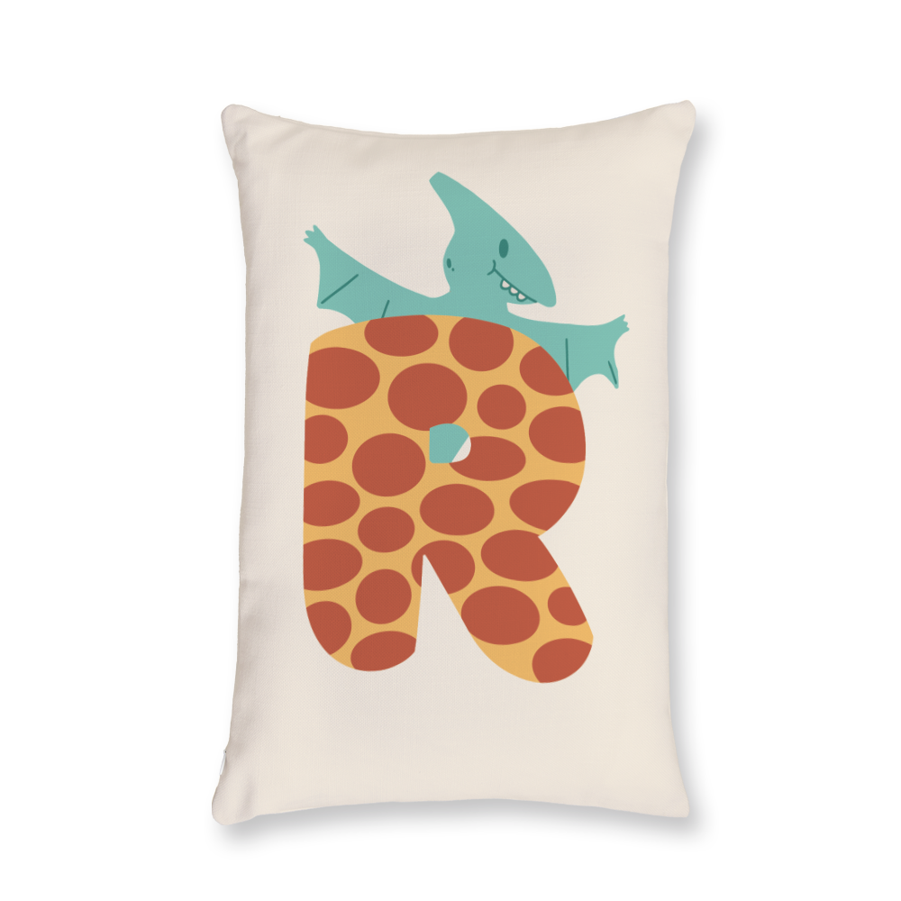 adorable-dino-letter-r-throw-pillow