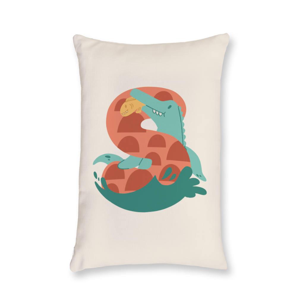 adorable-dino-letter-s-throw-pillow