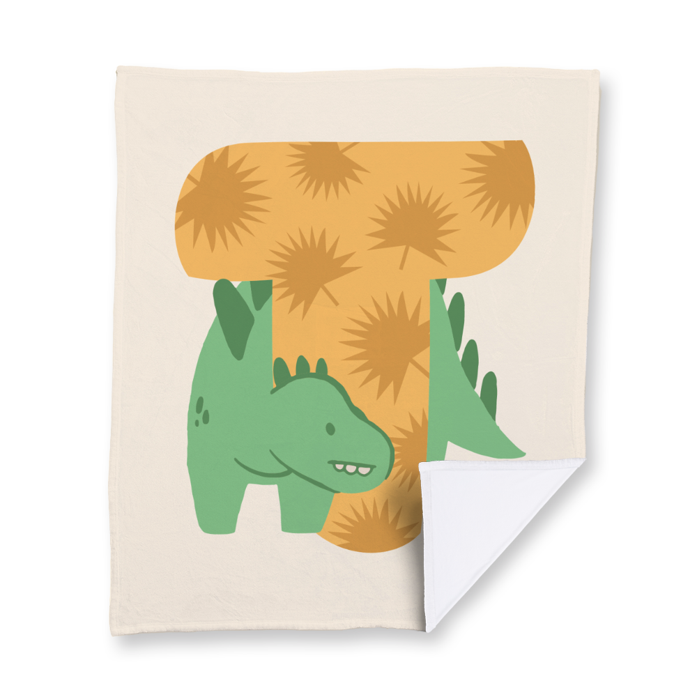 adorable-dino-letter-t-blanket-velvety