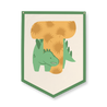 adorable-dino-letter-t-camp-flag-five-point