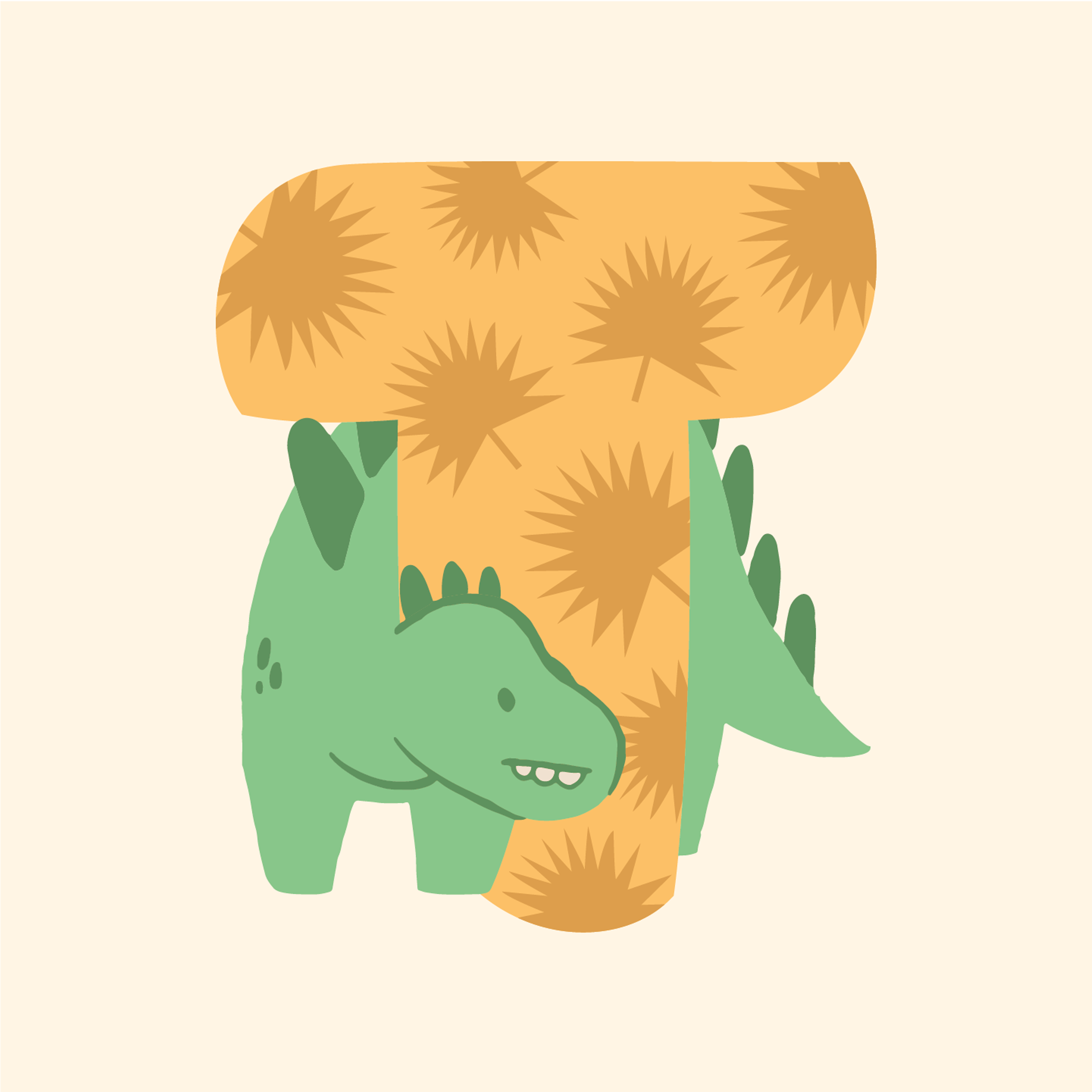 adorable-dino-letter-t-design-theme