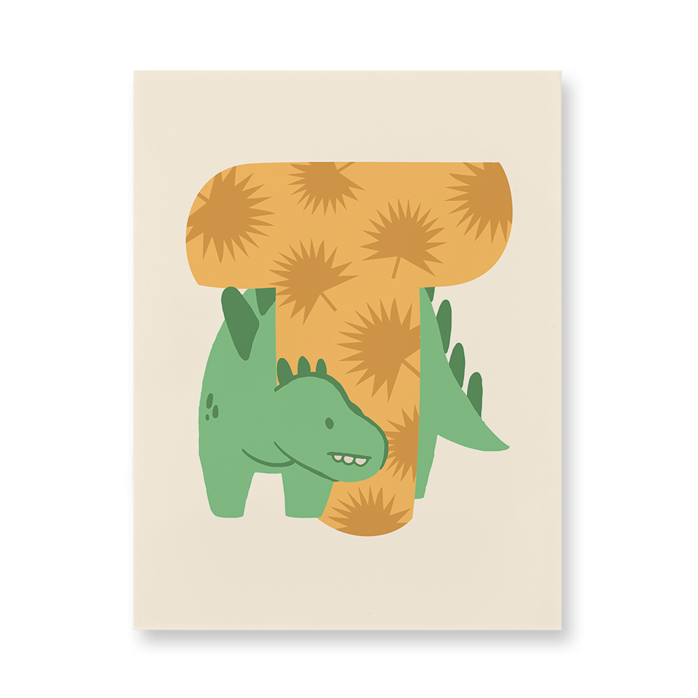 adorable-dino-letter-t-acrylic-wall-art