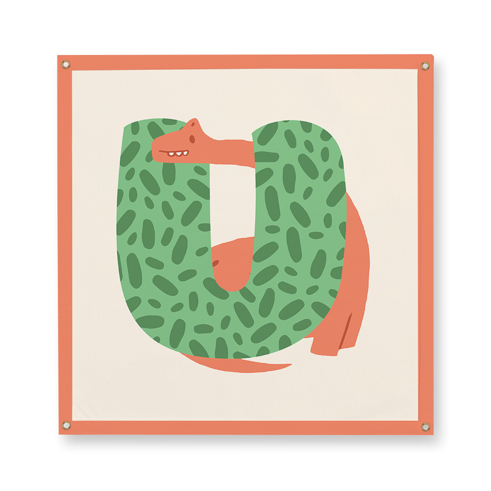 adorable-dino-letter-u-camp-flag-square