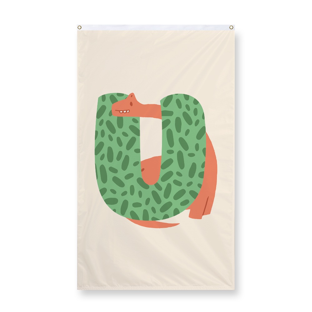 adorable-dino-letter-u-display-flag