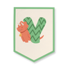 adorable-dino-letter-y-camp-flag-five-point