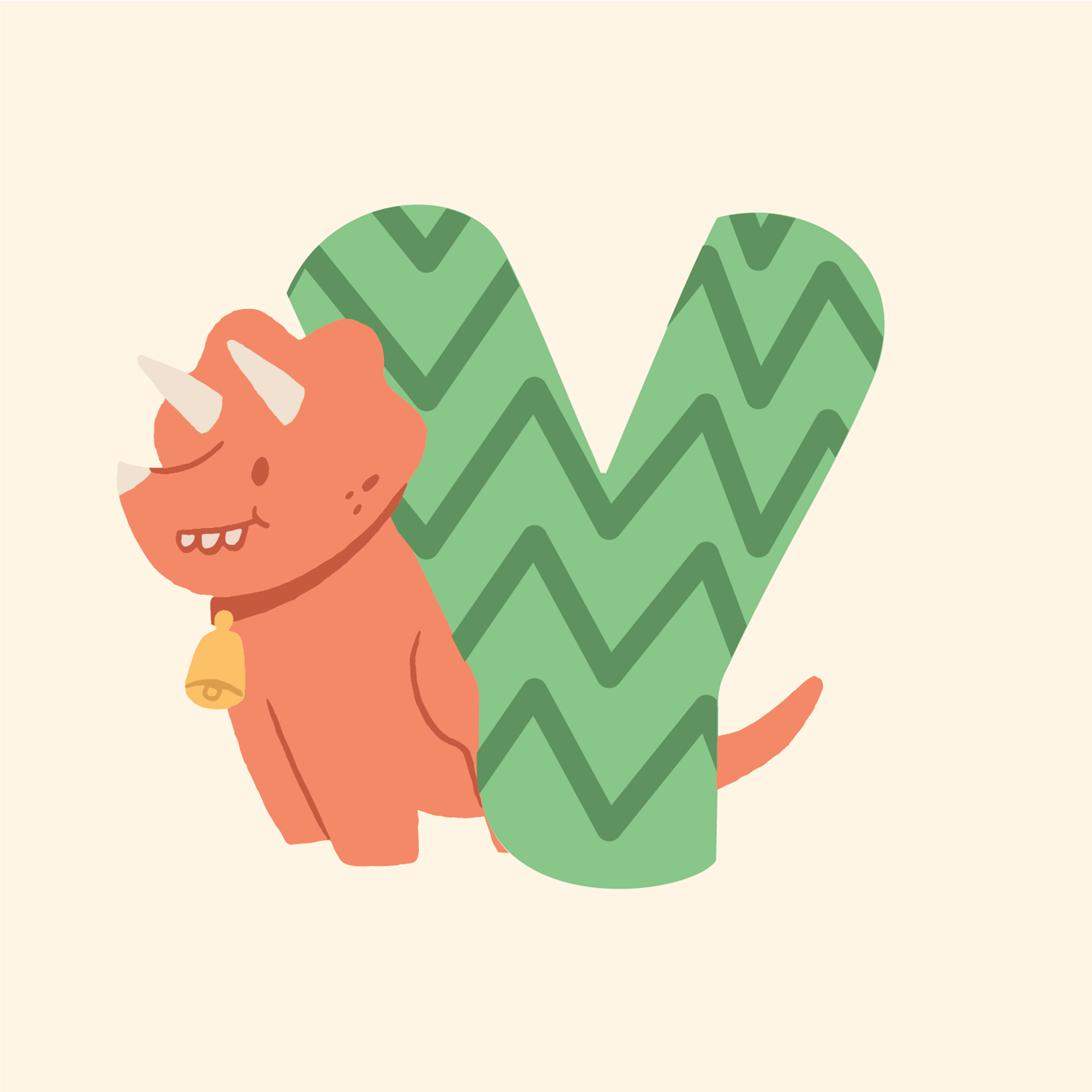 adorable-dino-letter-y-design-theme