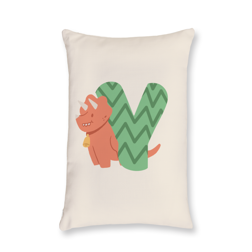 adorable-dino-letter-y-throw-pillow