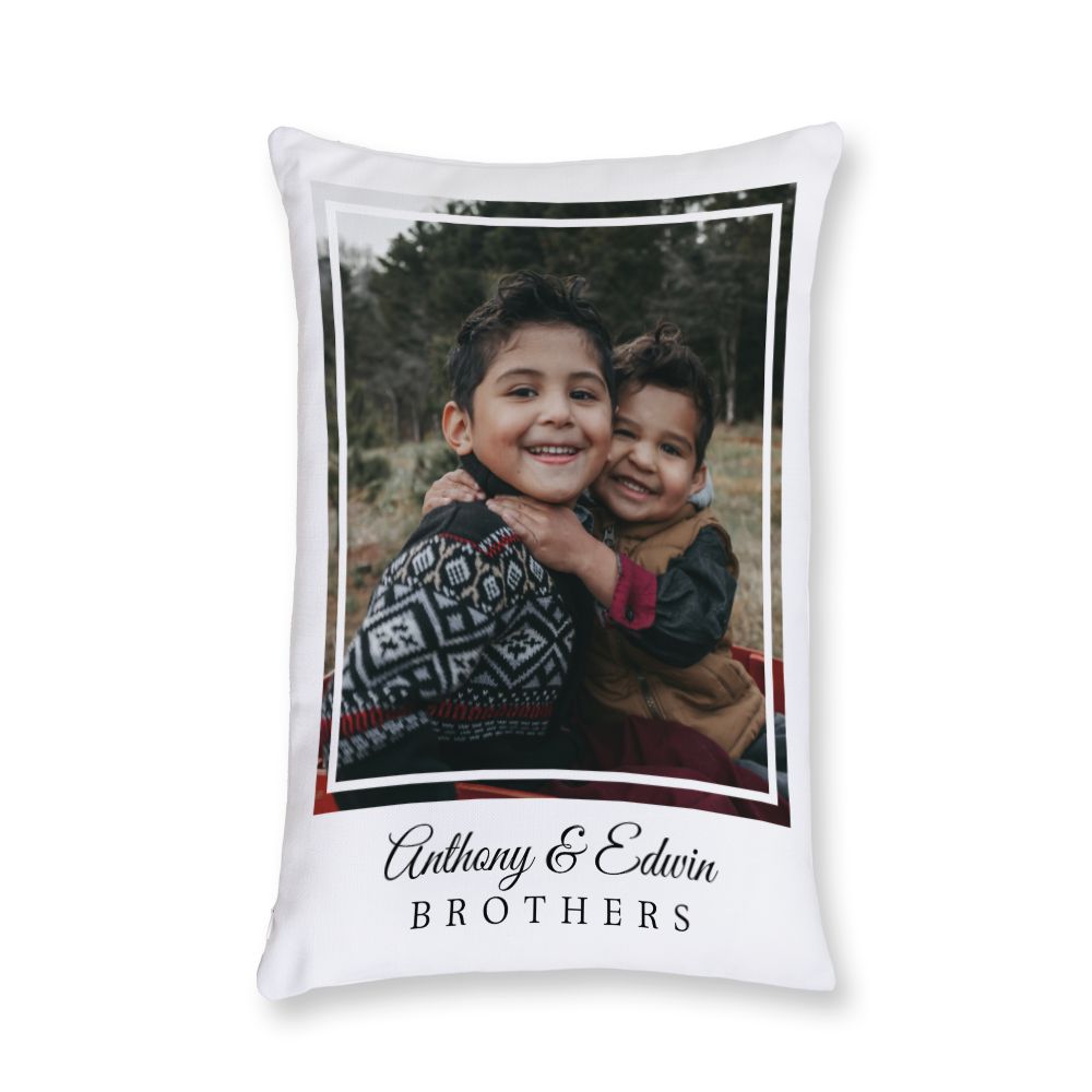 brothers-photo-upload-throw-pillow