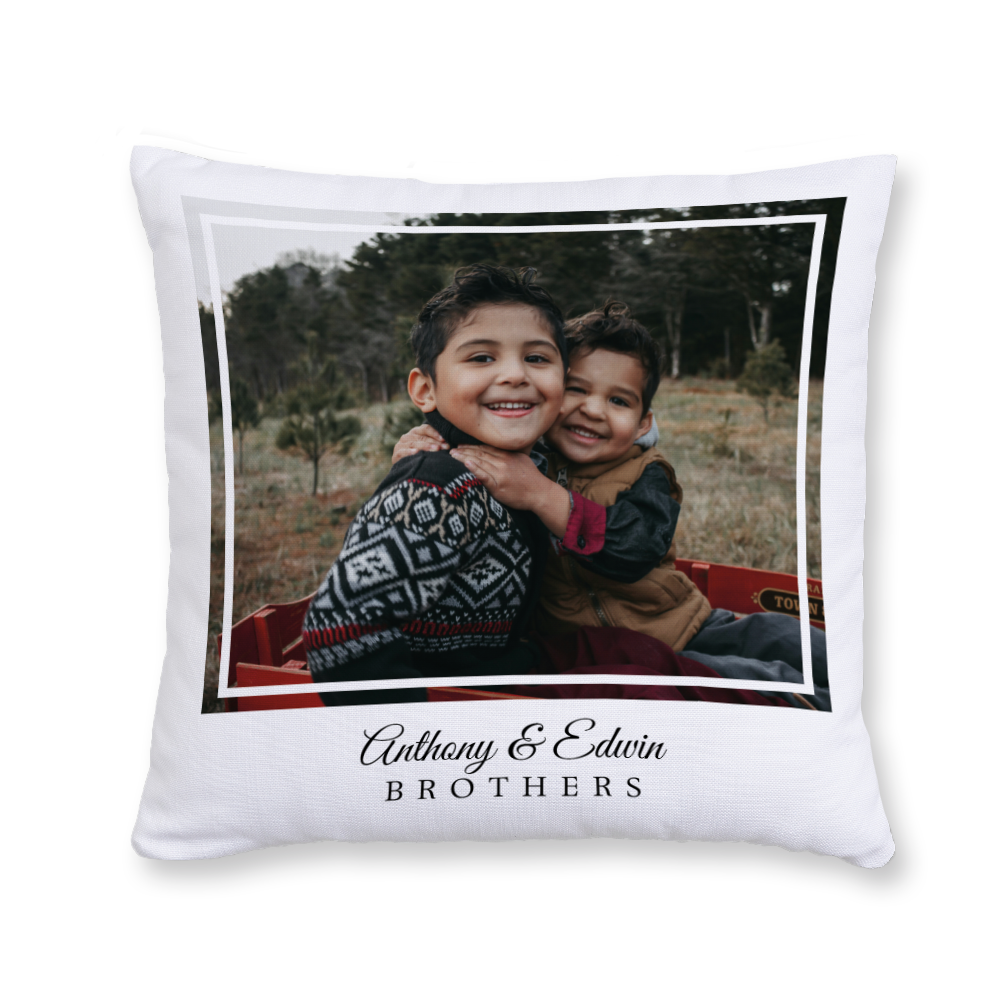 brothers-photo-upload-throw-pillow