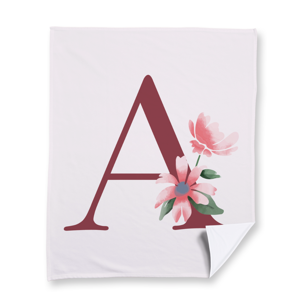 classic-floral-letter-a-blanket-fleece