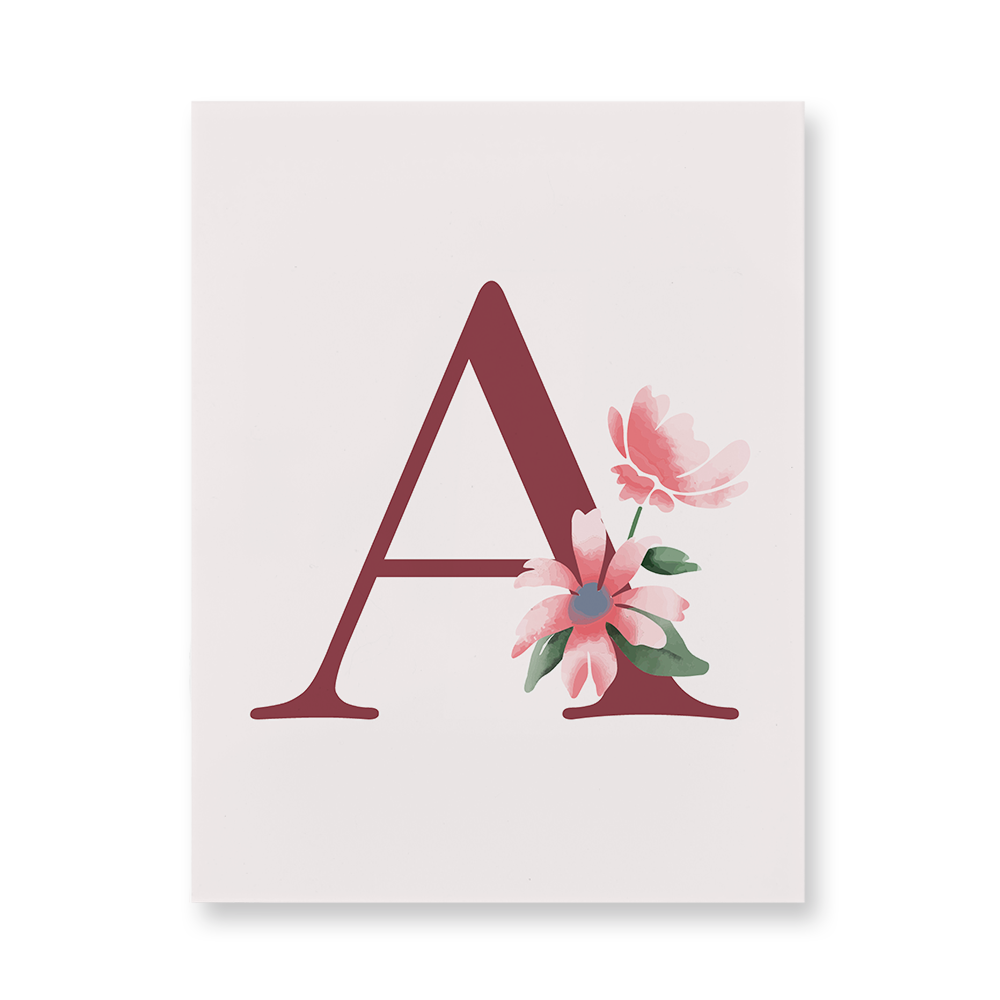 classic-floral-letter-a-acrylic-wall-art