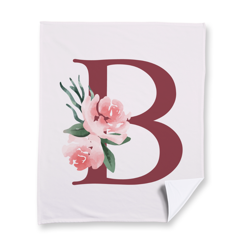 classic-floral-letter-b-blanket-fleece