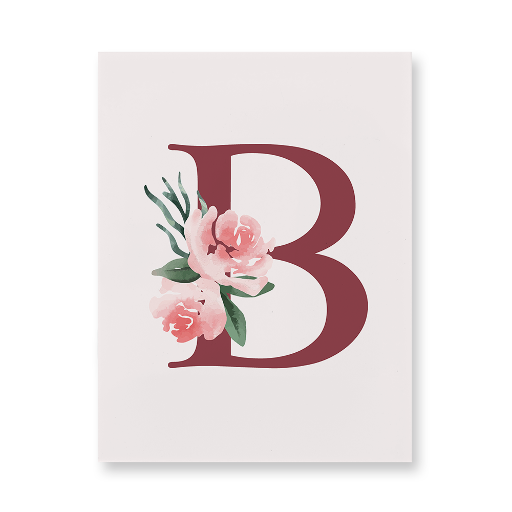 classic-floral-letter-b-acrylic-wall-art