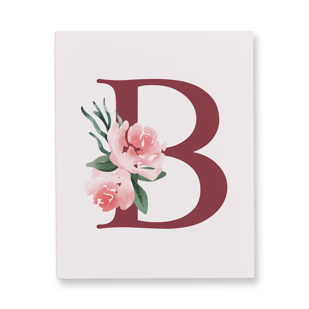 classic-floral-letter-b-canvas-wall-art