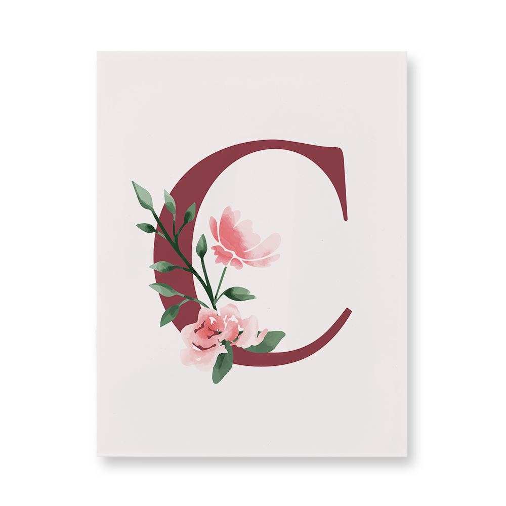 classic-floral-letter-c-acrylic-wall-art