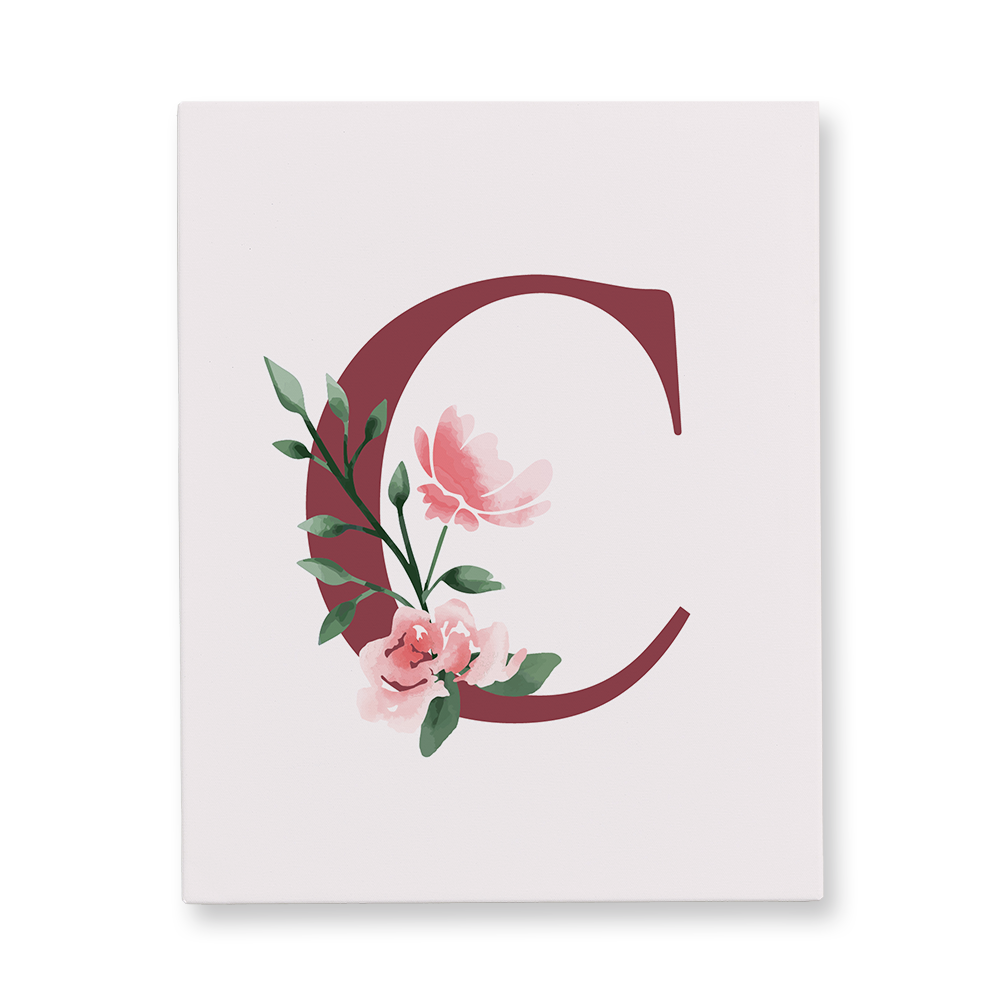 classic-floral-letter-c-gallery-canvas-wall-art