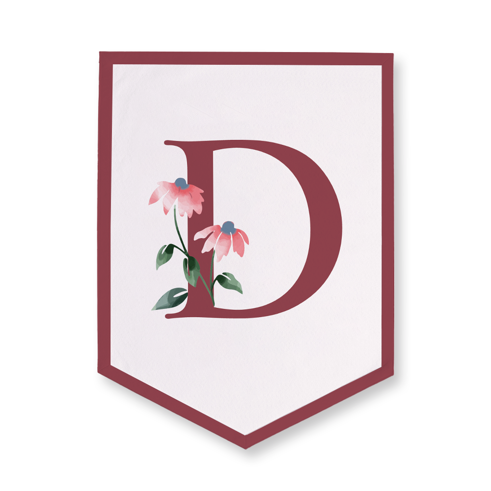 classic-floral-letter-d-camp-flag-five-point