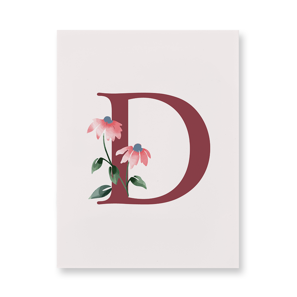 classic-floral-letter-d-acrylic-wall-art