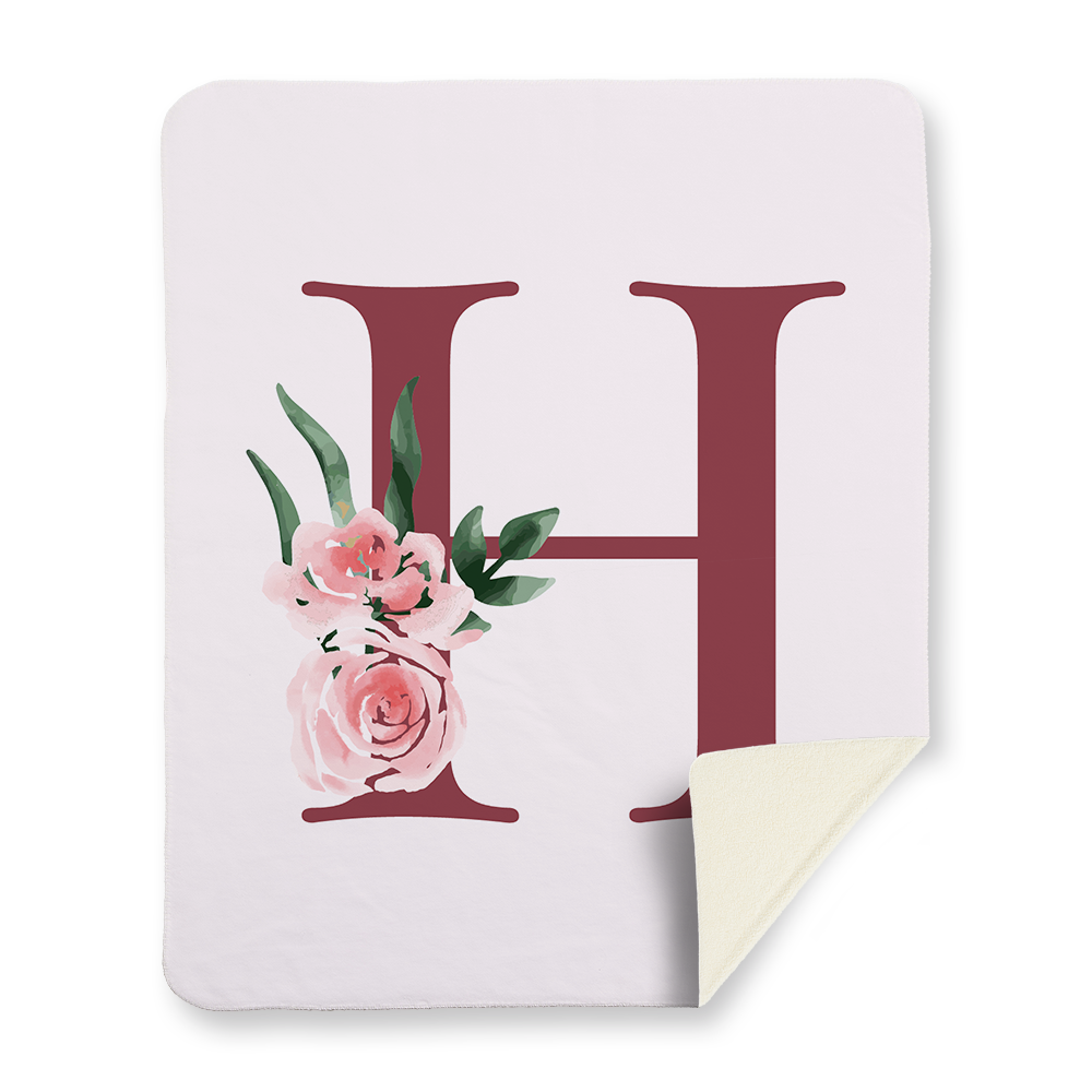 classic-floral-letter-h-blanket-sherpa