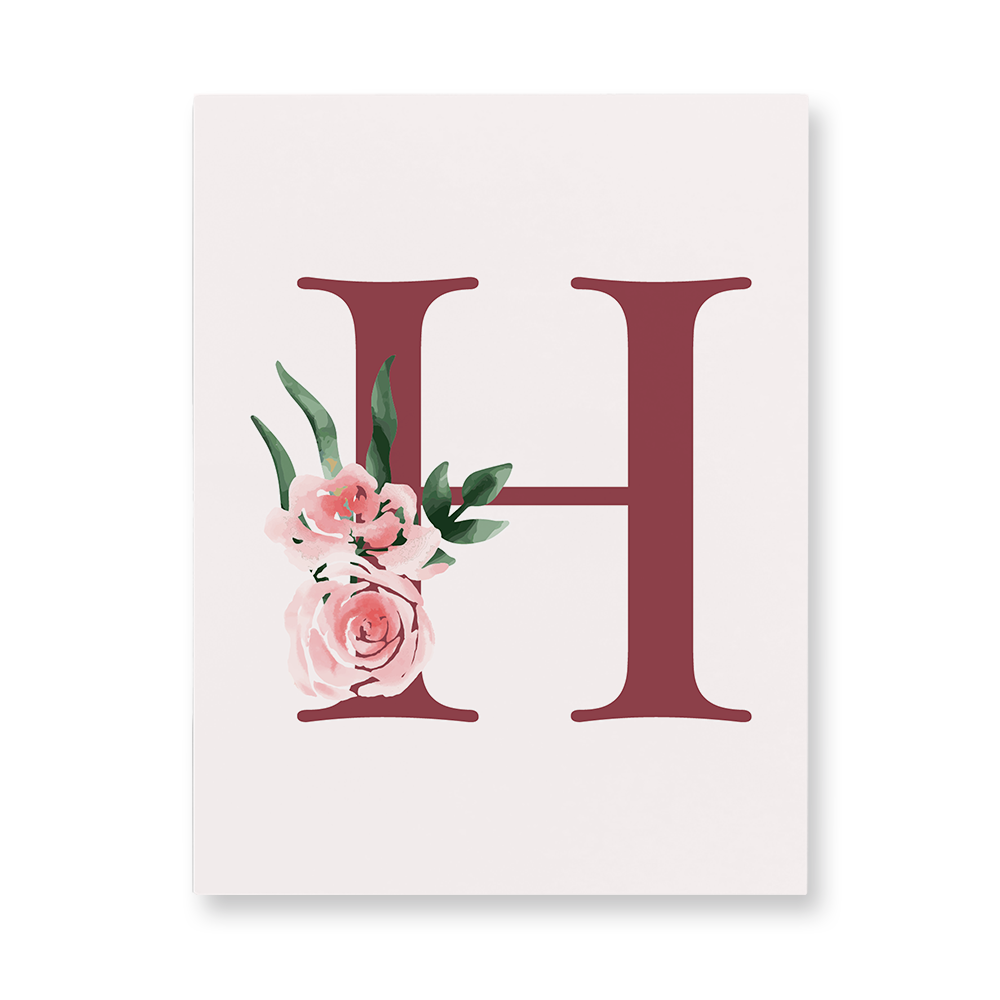 classic-floral-letter-h-aluminum-wall-art