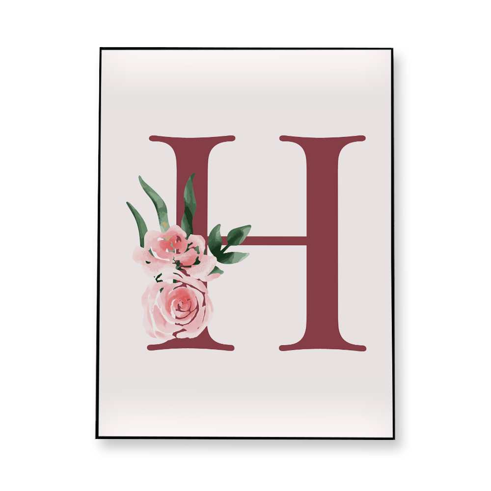 classic-floral-letter-h-fabric-in-a-frame-wall-art