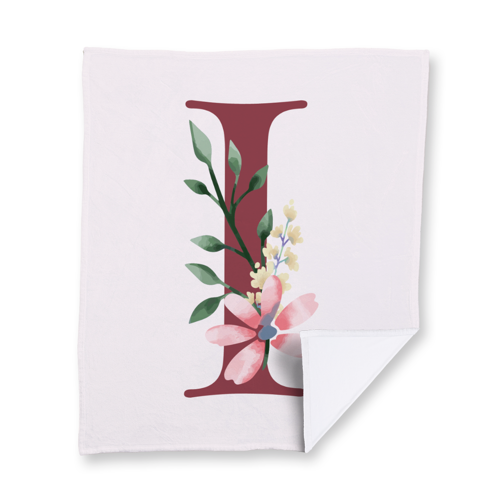 classic-floral-letter-i-blanket-velvety