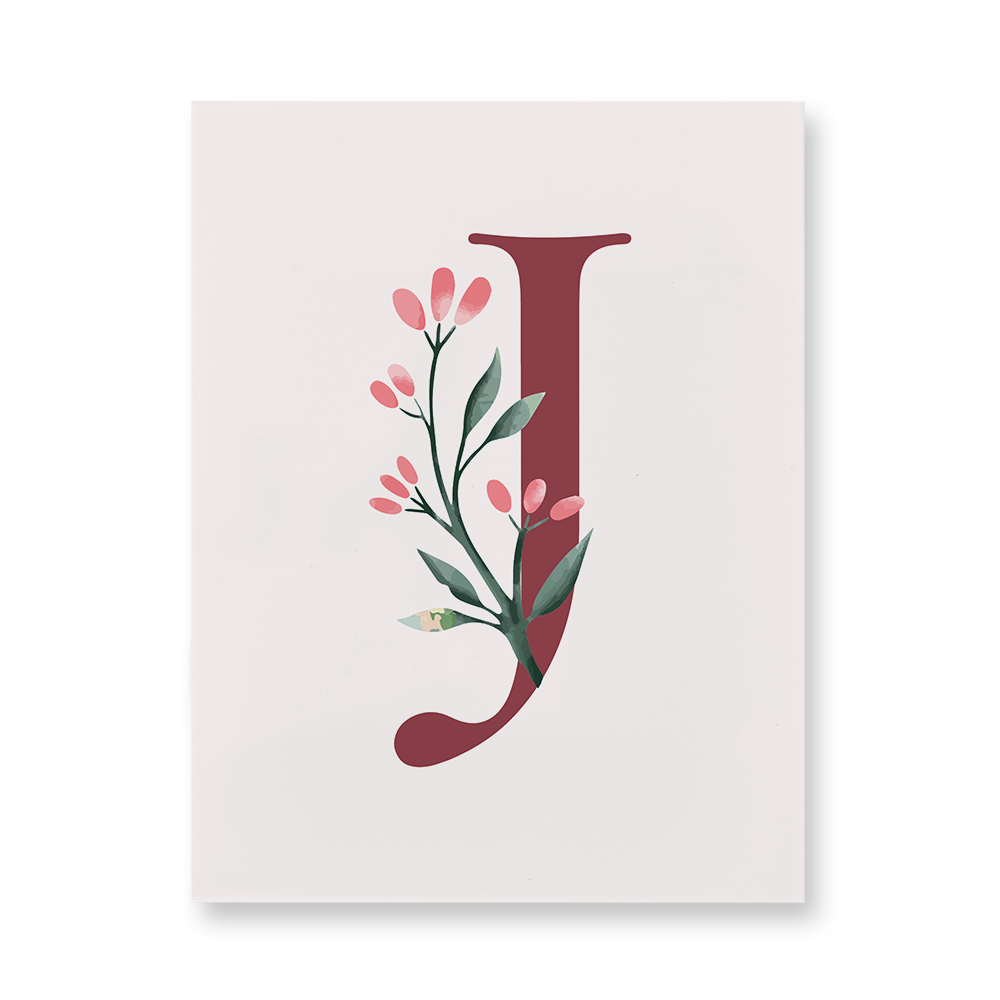 classic-floral-letter-j-acrylic-wall-art