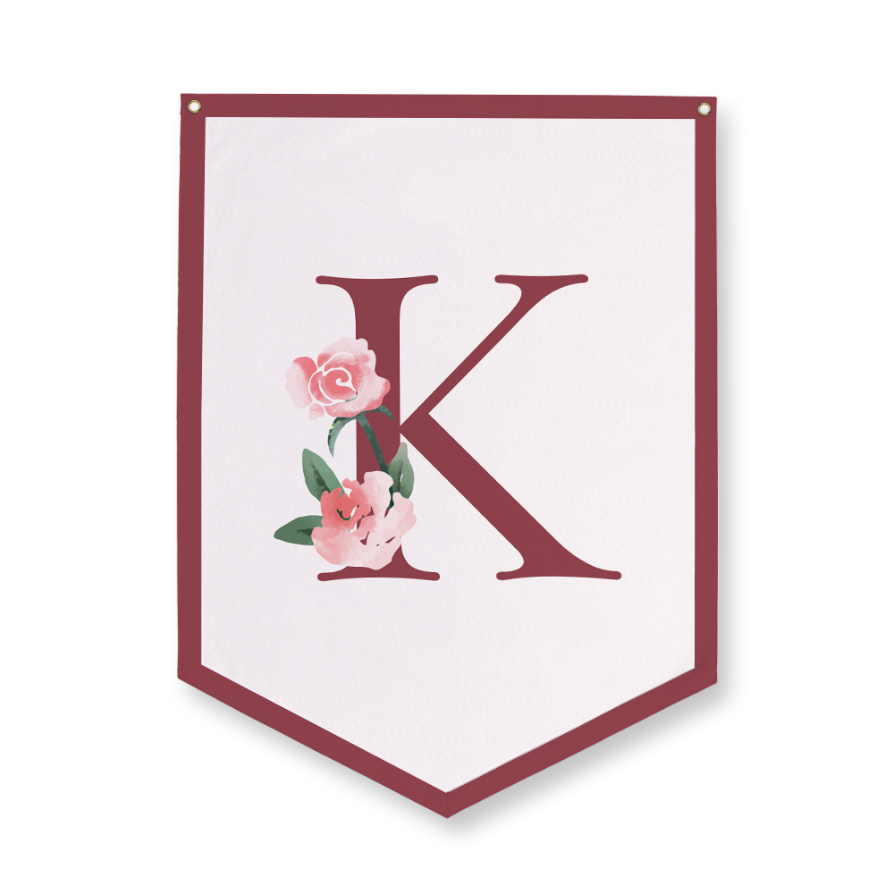 classic-floral-letter-k-camp-flag-five-point