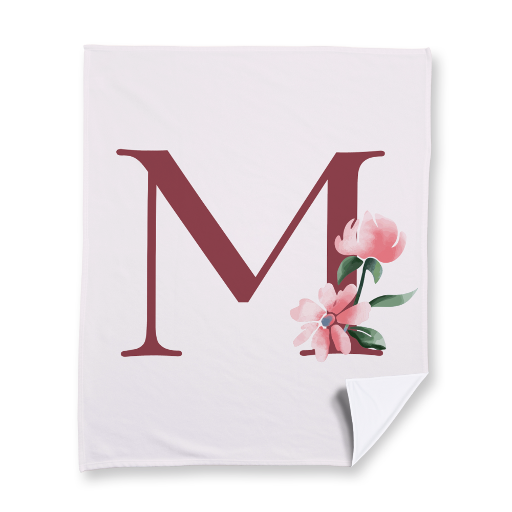 classic-floral-letter-m-blanket-fleece