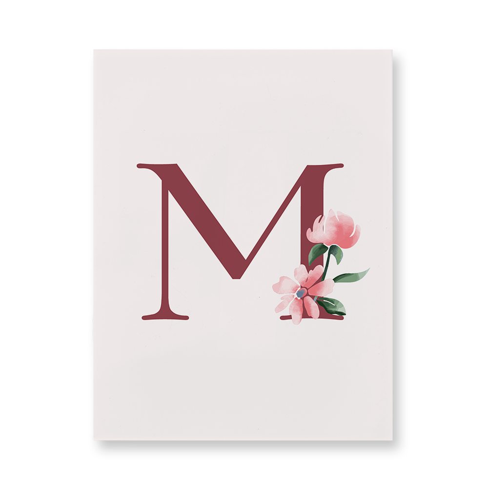 classic-floral-letter-m-acrylic-wall-art