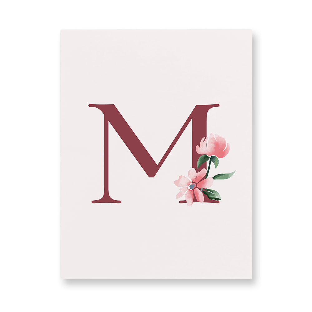 classic-floral-letter-m-aluminum-wall-art